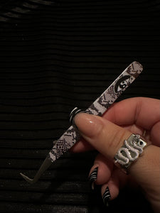 Snake Print Tweezer Collection