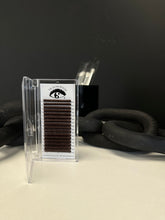 Load image into Gallery viewer, Black Brown Lashes Cashmere Collection D Curl .03 Lash Extensions